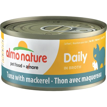 Almo Nature Daily Cat Tuna Mackerel Canned Cat Food