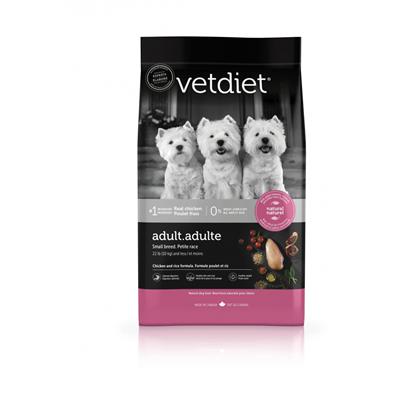 Vetdiet Chicken & Rice Formula Adult Small Breed Dog Food