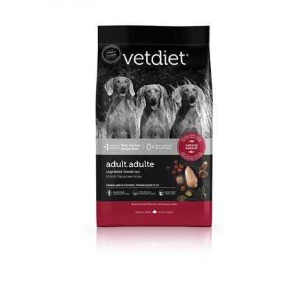 Vetdiet Chicken & Rice Formula Adult Large Breed Dry Dog Food
