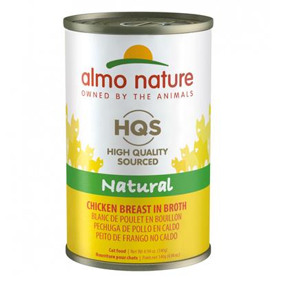 Almo Nature HQS Natural Cat Grain Free Additive Free Chicken Breast Canned Cat Food