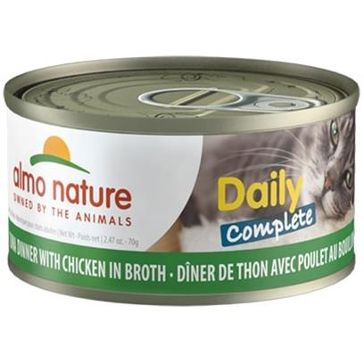Almo Nature Daily Complete Cat Tuna with Chicken in Broth Canned Cat Food
