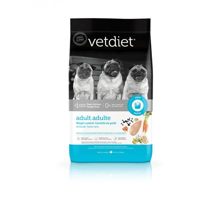 Vetdiet Chicken & Rice Formula Adult Weight Control All Breeds Dry Dog Food