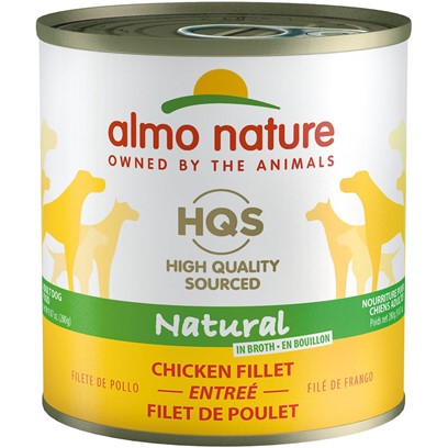 Almo Nature HQS Natural Dog Grain Free Additive Free Chicken Fillet Canned Dog Food