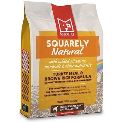 SquarePet Squarely Natural Canine Turkey Meal & Brown Rice Dry Dog Food