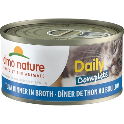 Almo Nature Daily Complete Cat Tuna in Broth Canned Cat Food
