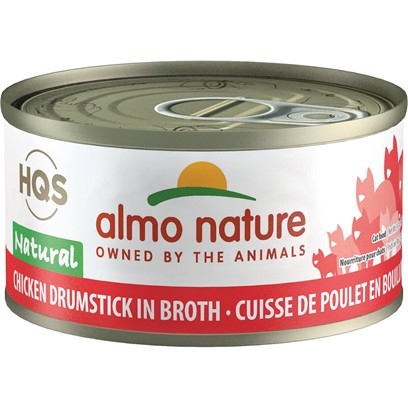 Almo Nature HQS Natural Cat Grain Free Chicken Drumstick Canned Cat Food