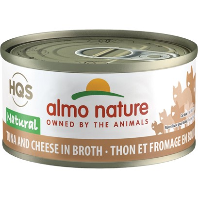 Almo Nature HQS Natural Cat Grain Free Tuna with Cheese Canned Cat Food