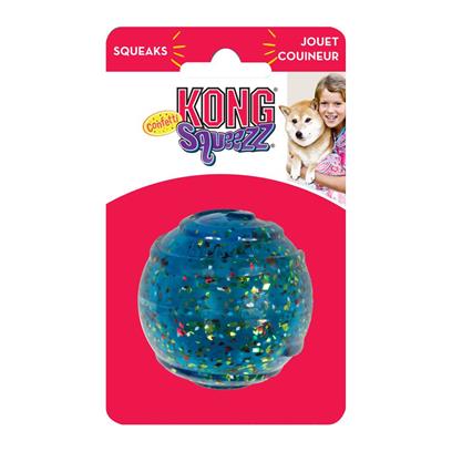 KONG Squeezz Confetti Ball Dog Toy (Color Varies )