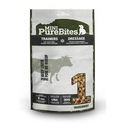 PureBites Mini PureBites Trainers RAW Freeze Dried Beef Liver Dog Treats