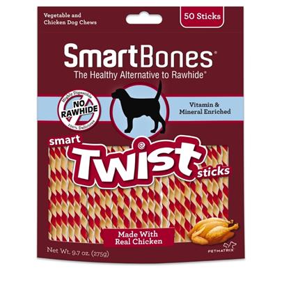 SmartBones Twists Chicken Dog Treat