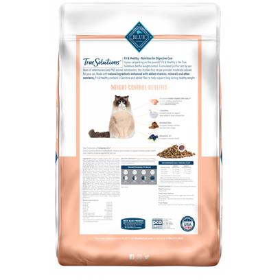 Blue Buffalo True Solutions Fit Healthy Natural Weight Control Chicken Recipe Adult Dry Cat Food