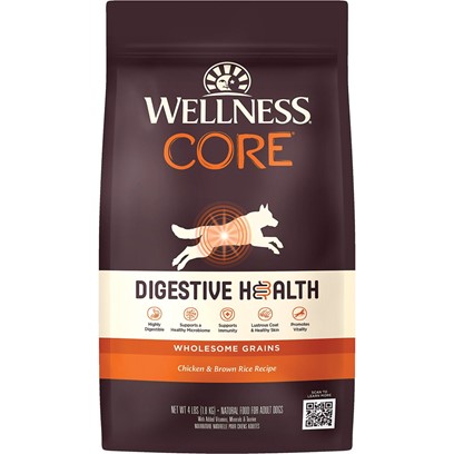 Photos - Dog Food Wellness Core Digestive Health Chicken Recipe Dry  4-lb 