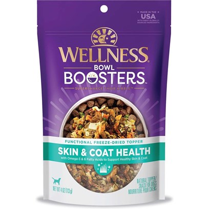 Photos - Dog Food Wellness CORE Bowl Boosters Skin & Coat Dry  Topper 4-oz 