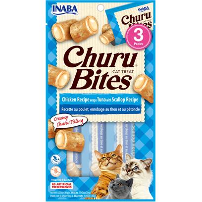 Inaba Cat Churu Bites Chicken Recipe Wraps Tuna With Scallop Recipe Cat Treats