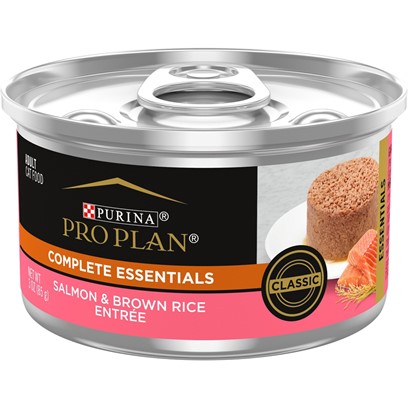 Purina Pro Plan Complete Essentials Salmon & Brown Rice Entree Wet Cat Food