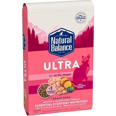 Natural Balance Original Ultra Chicken & Salmon Meal Dry Cat Food Formula