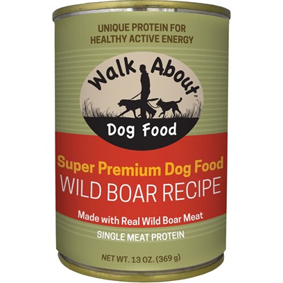 Walk About Grain Free Wild Boar Recipe Canned Dog Food