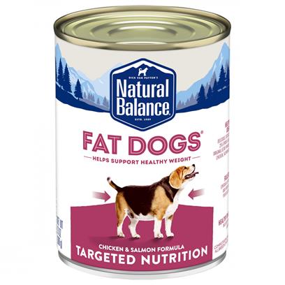 Photos - Dog Food Natural Balance Fat Dogs Targeted Nutrition Chicken & Salmon Formula Wet D 