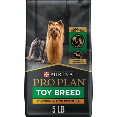 Purina Pro Plan Chicken & Rice Formula Toy Breed Dry Dog Food