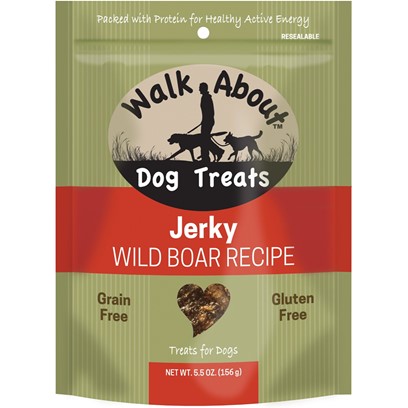 Walk About Wild Boar Jerky Dog Treats