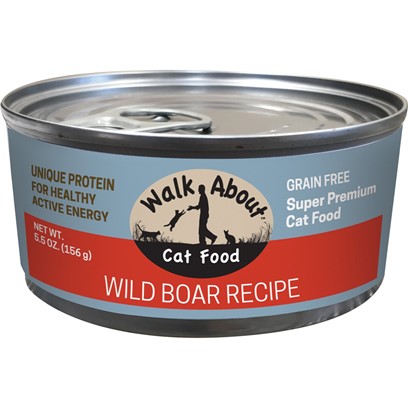 Walk About Grain Free Wild Boar Recipe Canned Cat Food