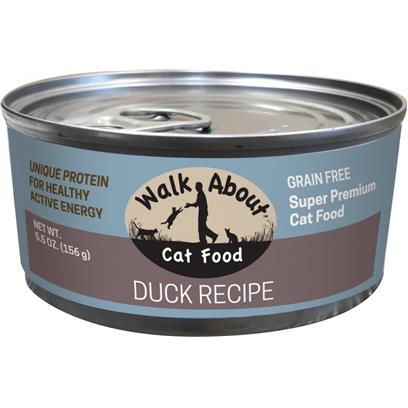 Walk About Grain Free Duck Recipe Canned Cat Food