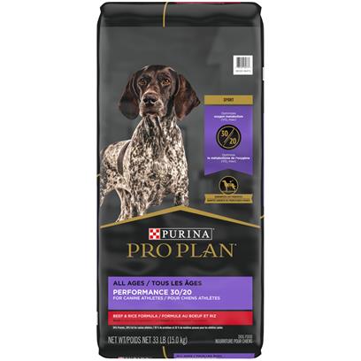 Buy Purina Pro Plan Sport 30/20 Beef & Rice Formula Dry Dog Food Online ...