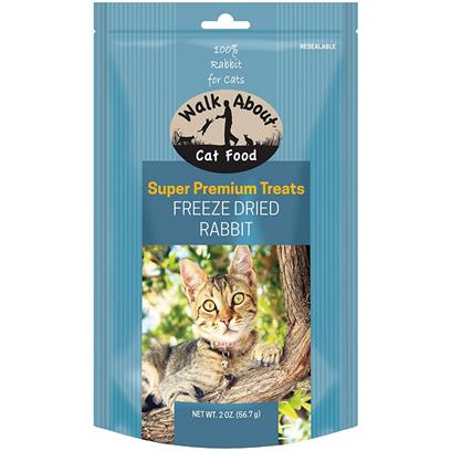 Walk About Freeze Dried Rabbit Cat Treats