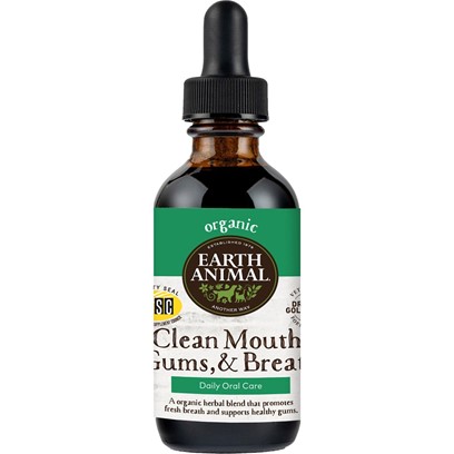 Earth Animal Organic Herbal Remedies Clean Mouth, Gums, & Breath