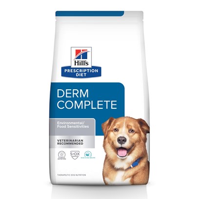 Hill's Prescription Diet Derm Complete Environmental/Food Sensitivities Rice & Egg Recipe Dry Dog Food