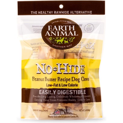 Earth Animal No-Hide Peanut Butter Dog Chews