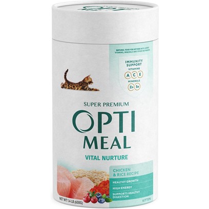 Optimeal Vital Nurture Kitten Chicken & Rice Recipe Dry Cat Food