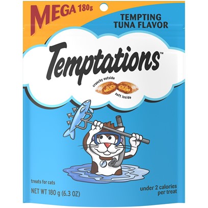 Temptations Classic Crunchy and Soft Cat Treats Tempting Tuna Flavor