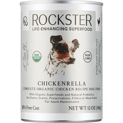 Rockster Chickenrella Complete Organic Chicken Recipe Canned Dog Food