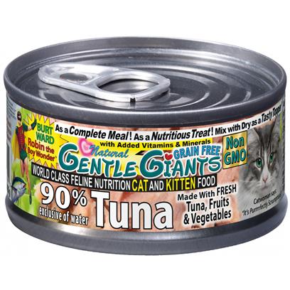 Gentle Giants Natural Non-GMO Tuna Cat & Kitten Can Food