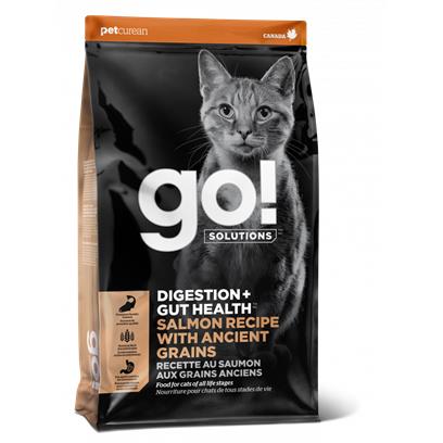 GO! SOLUTIONS DIGESTION GUT HEALTH Salmon Recipe with Ancient Grains for cats