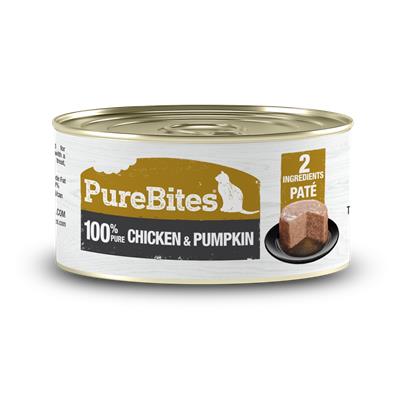 PureBites 100% Pure Chicken & Pumpkin Pate Cat Treat