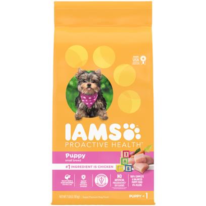 IAMS Proactive Health Small & Toy Breed Smart Puppy Dry Dog Food for Small Dogs with Real Chicken