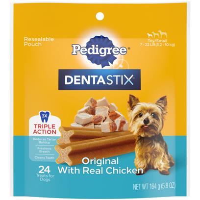 Pedigree Dentastix Toy/Small Dog Dental Treats Original Flavor Dental Bones