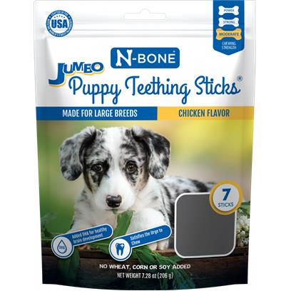 N-Bone Puppy Teething Sticks Jumbo Chicken Flavor