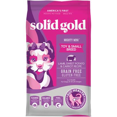 Solid Gold Nutrientboost Mighty Mini Grain Free Toy & Small Breed Recipe with Lamb, Sweet Potato, & Cranberry Dry Dog Food 11-lb