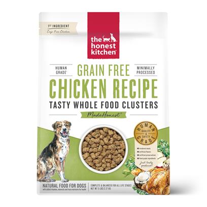 The Honest Kitchen Whole Food Clusters Grain Free Chicken Dry Dog Food 5-lb