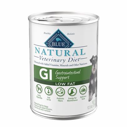 Blue Natural Veterinarian Diet GI Low Fat Gastrointestinal Support ...