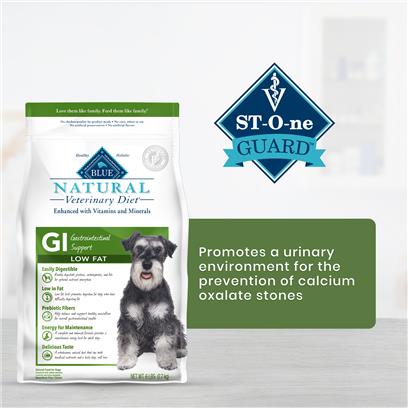 Blue Natural Veterinarian Diet GI Low Fat Gastrointestinal Support Dry ...