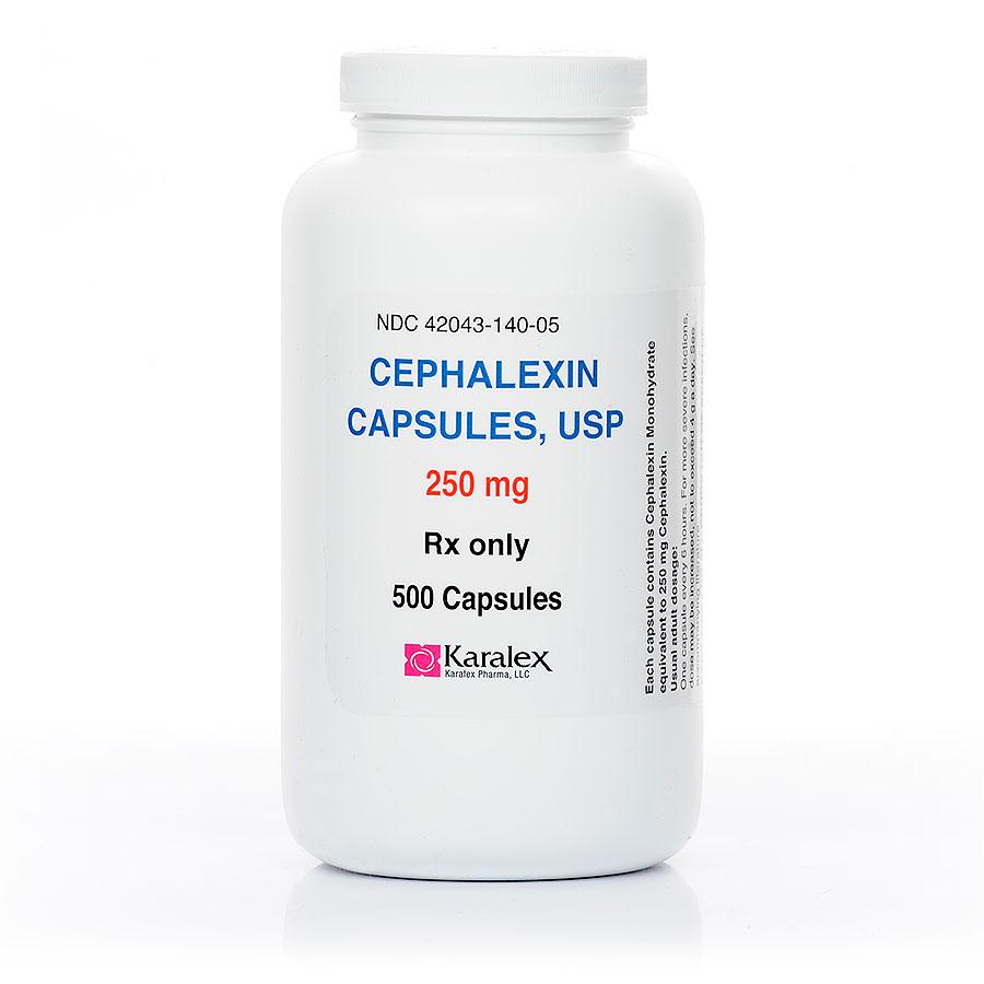 how long does cephalexin stay in a dogs system