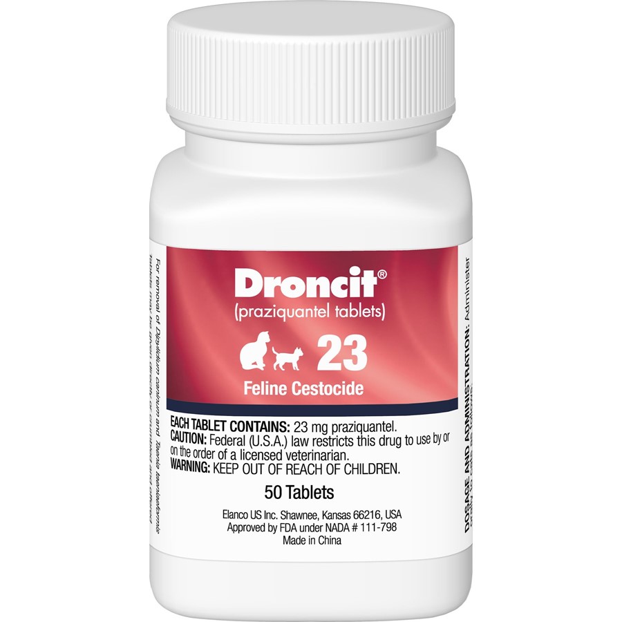 Droncit Spot On Tapewormer For Cats 4 Per Pack At Fetch Co Uk The Online Pet Store