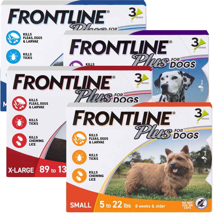 FRONTLINE FRONT LINE Plus For Small Dogs 3 Boxes Of 3 Pipettes 