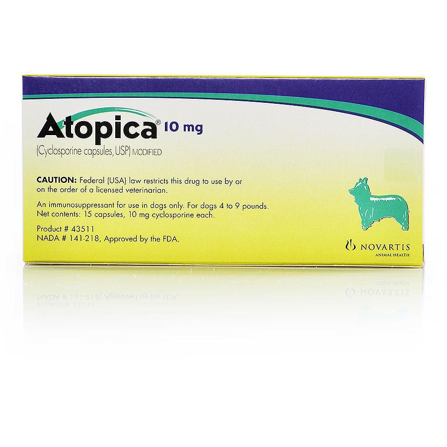 Atopica Dermatitis Relief Capsules for Dogs PetCareRx