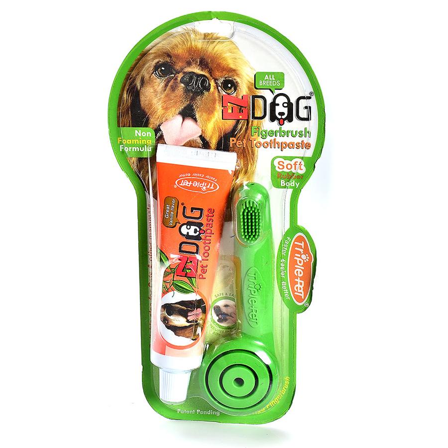 Triple pet finger brush Clearance