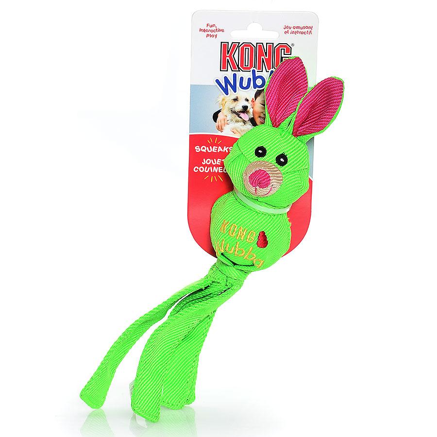 KONG Wubba Friends Soft Plush Squeak Toy For Dogs - Assorted Small